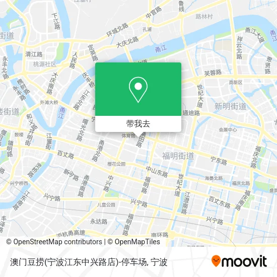 澳门豆捞(宁波江东中兴路店)-停车场地图