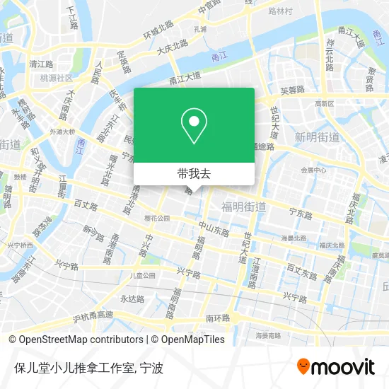 保儿堂小儿推拿工作室地图