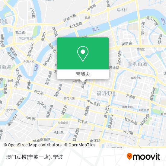 澳门豆捞(宁波一店)地图