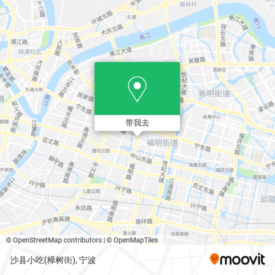 沙县小吃(樟树街)地图
