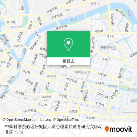 中国科学院心理研究院儿童心理素质教育研究实验幼儿园地图
