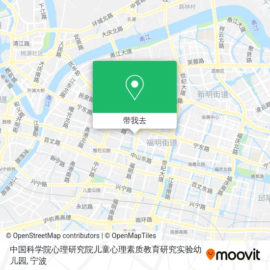 中国科学院心理研究院儿童心理素质教育研究实验幼儿园地图