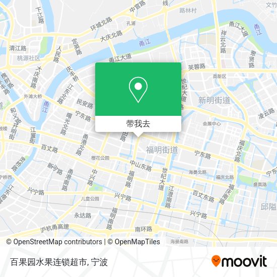 百果园水果连锁超市地图
