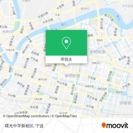 曙光中学新校区地图
