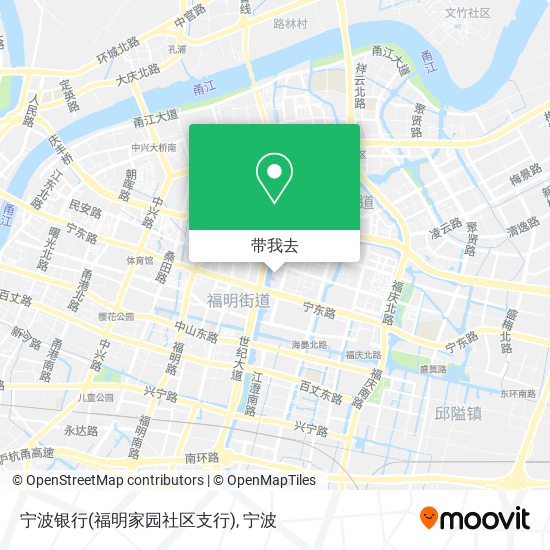 宁波银行(福明家园社区支行)地图