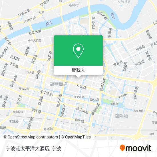 宁波泛太平洋大酒店地图
