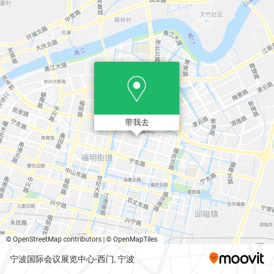 宁波国际会议展览中心-西门地图