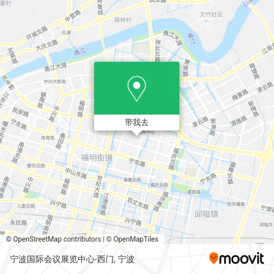 宁波国际会议展览中心-西门地图