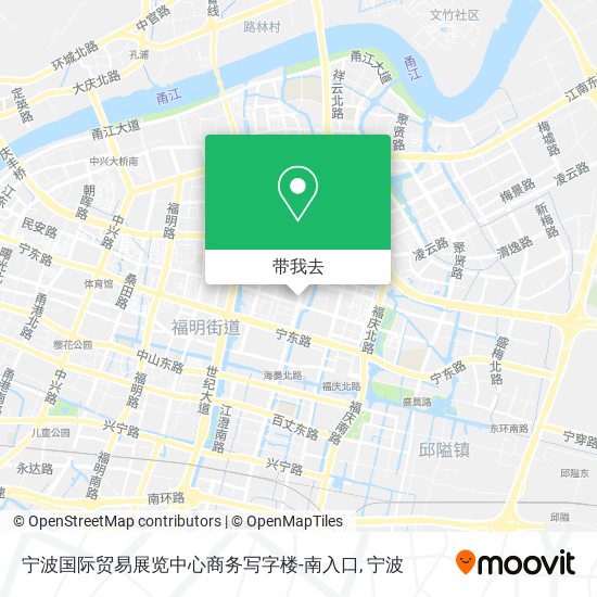 宁波国际贸易展览中心商务写字楼-南入口地图