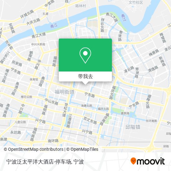 宁波泛太平洋大酒店-停车场地图