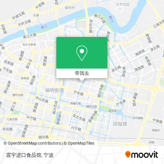 震宇进口食品馆地图