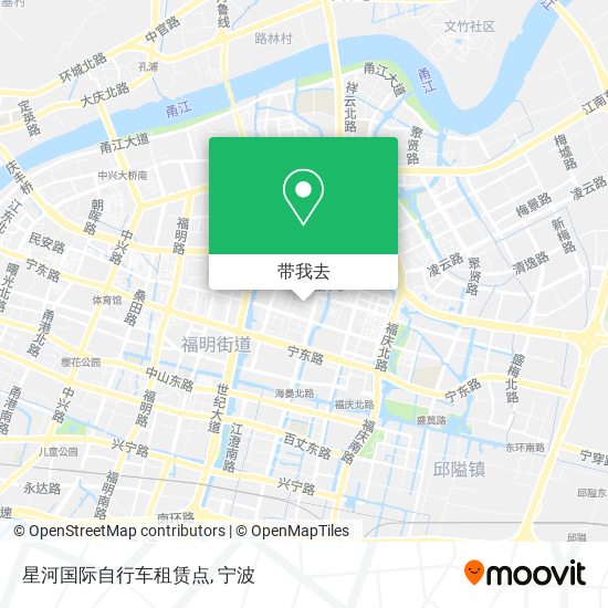 星河国际自行车租赁点地图
