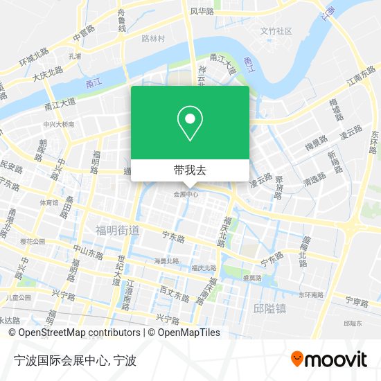 宁波国际会展中心地图