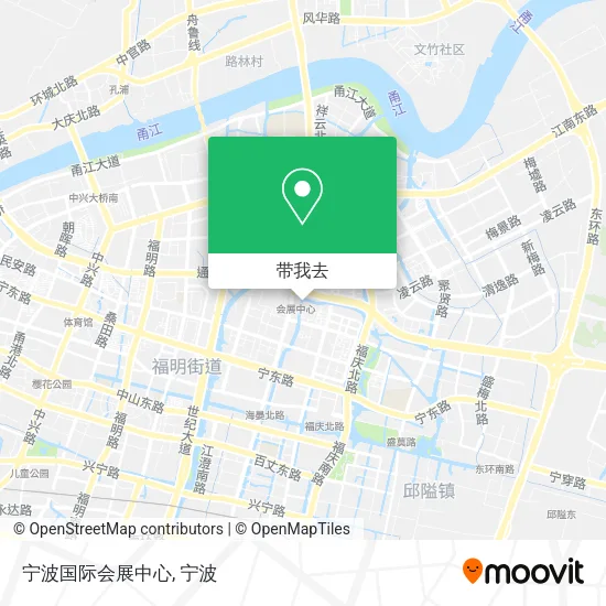 宁波国际会展中心地图