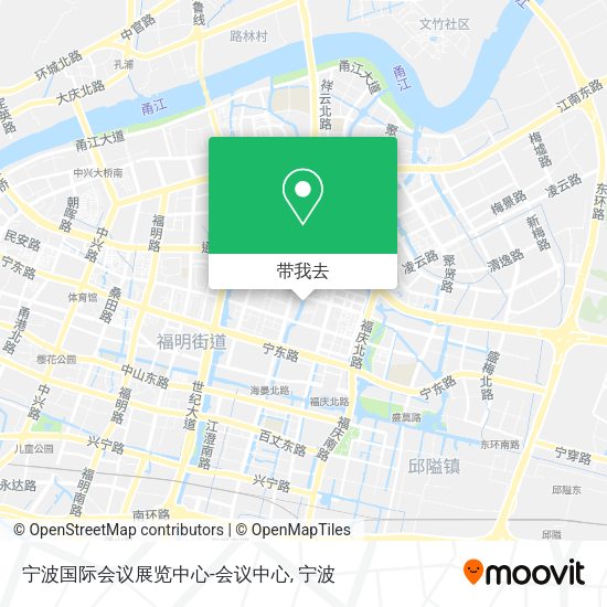 宁波国际会议展览中心-会议中心地图