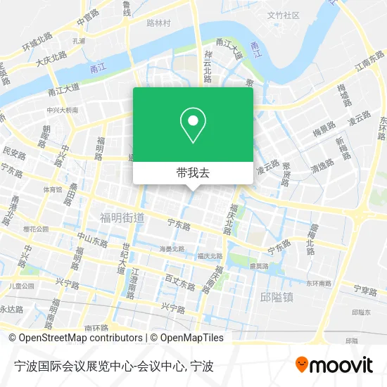 宁波国际会议展览中心-会议中心地图