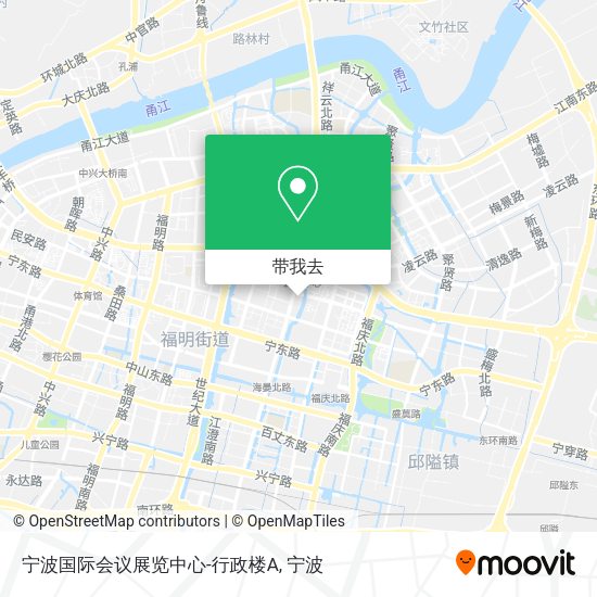 宁波国际会议展览中心-行政楼A地图