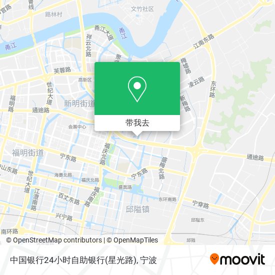 中国银行24小时自助银行(星光路)地图