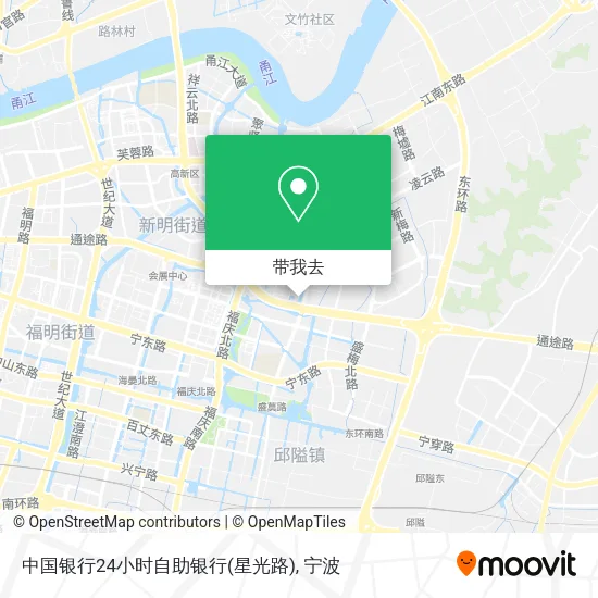 中国银行24小时自助银行(星光路)地图