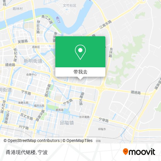 甬港现代铭楼地图