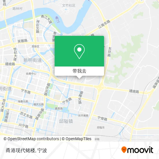 甬港现代铭楼地图
