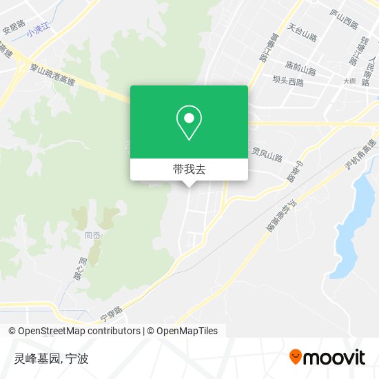 灵峰墓园地图