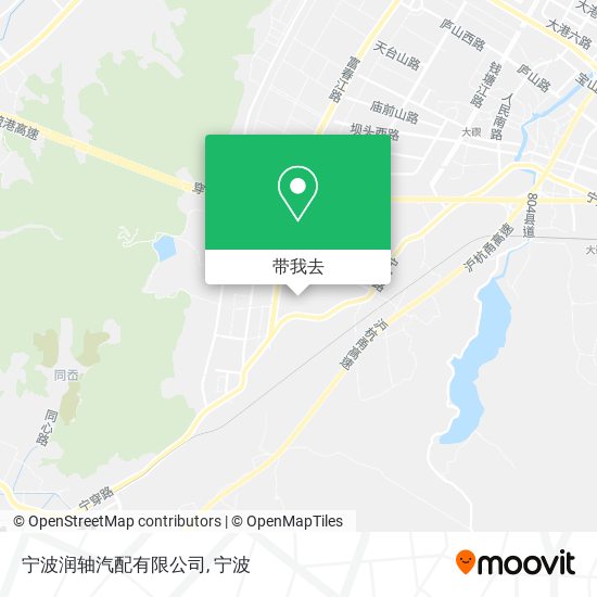 宁波润轴汽配有限公司地图