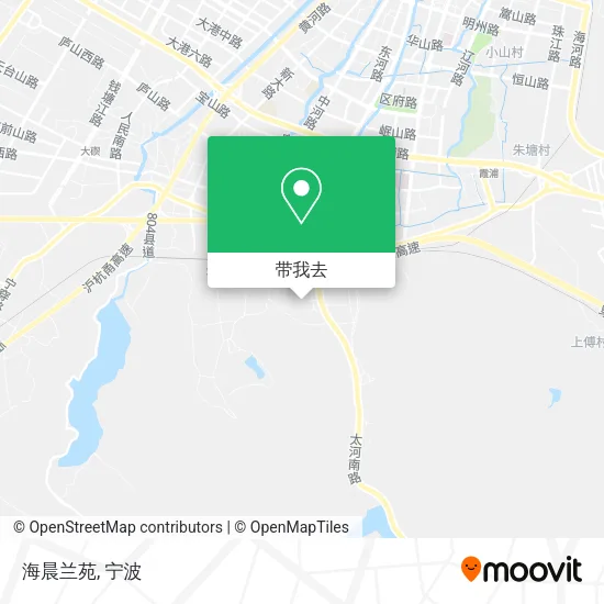 海晨兰苑地图