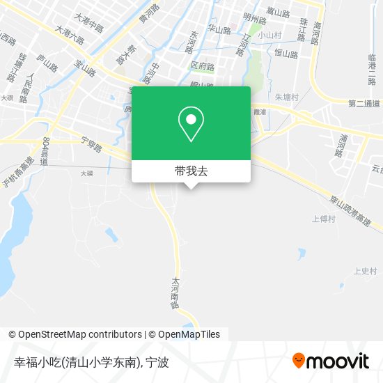 幸福小吃(清山小学东南)地图