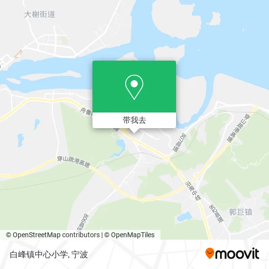 白峰镇中心小学地图