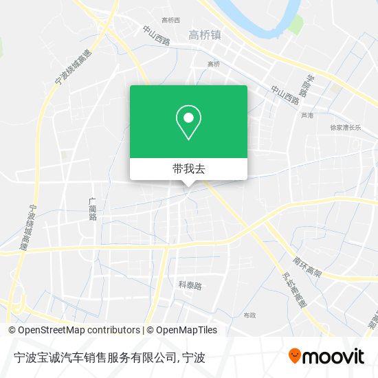 宁波宝诚汽车销售服务有限公司地图