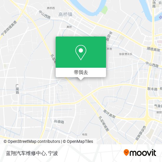 蓝翔汽车维修中心地图