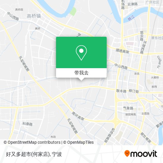 好又多超市(何家店)地图