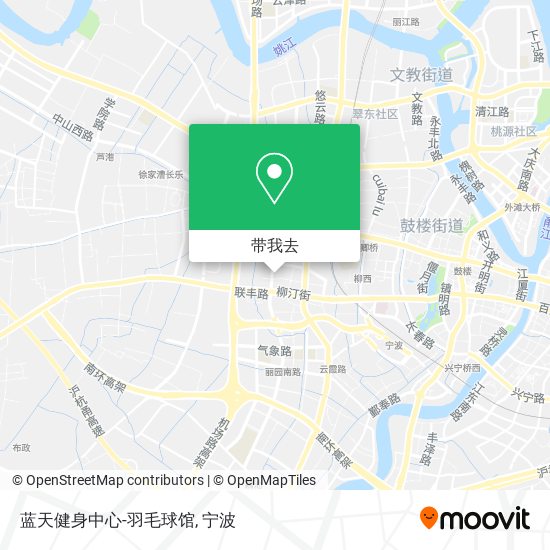蓝天健身中心-羽毛球馆地图