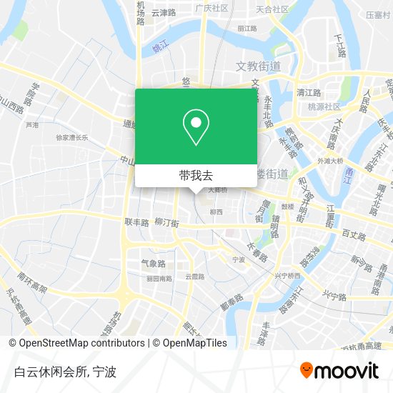 白云休闲会所地图