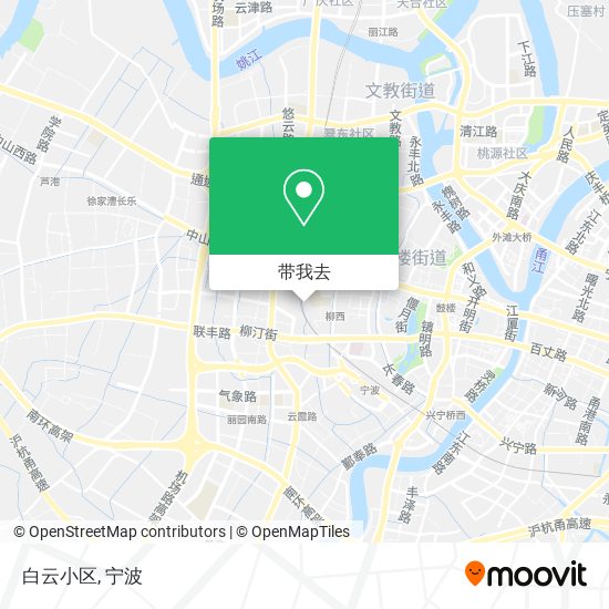 白云小区地图