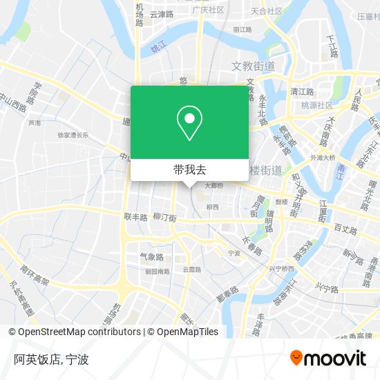 阿英饭店地图