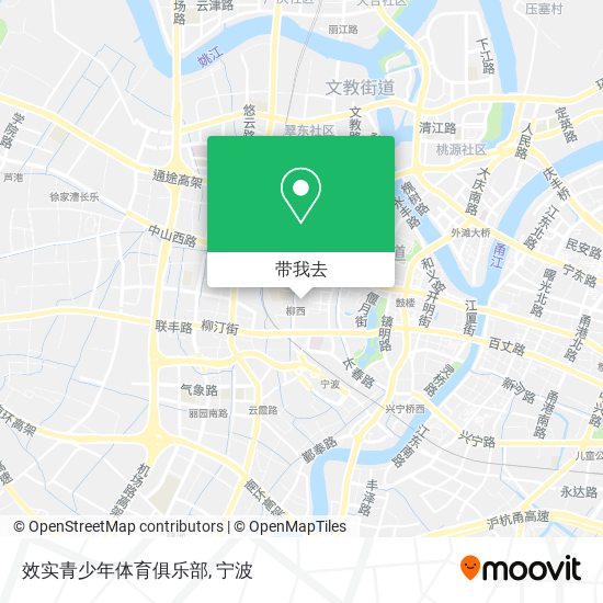 效实青少年体育俱乐部地图