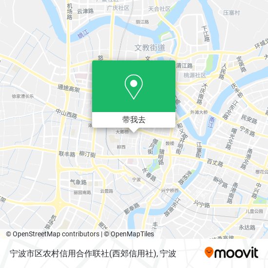 宁波市区农村信用合作联社(西郊信用社)地图