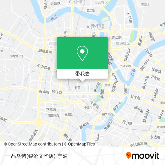 一品乌猪(锦沧文华店)地图