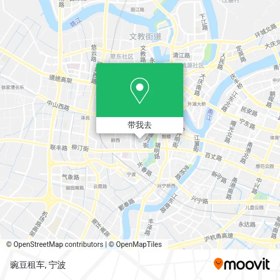 豌豆租车地图