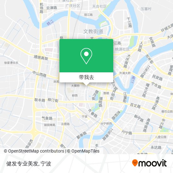 健发专业美发地图