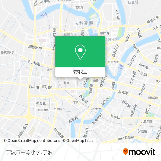 宁波市中原小学地图