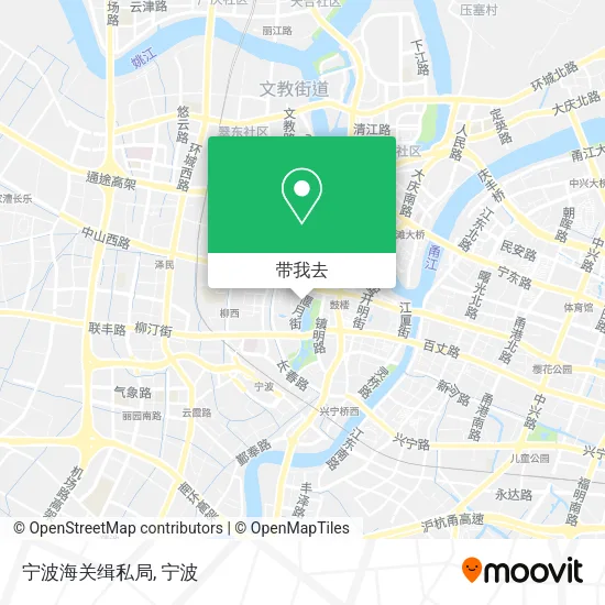 宁波海关缉私局地图