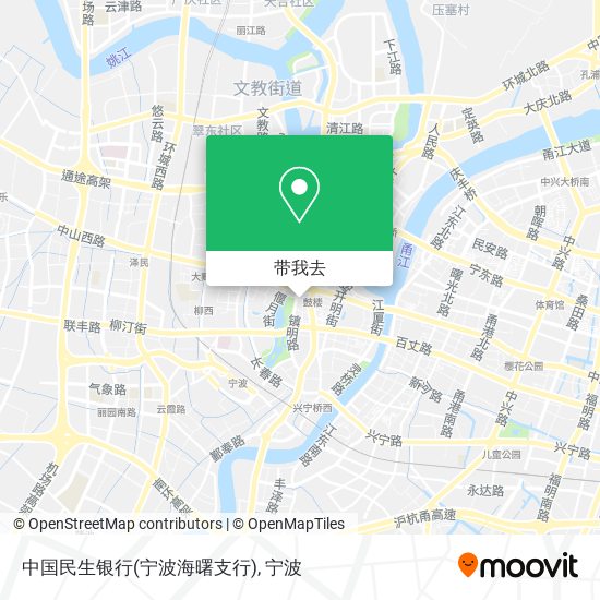 中国民生银行(宁波海曙支行)地图