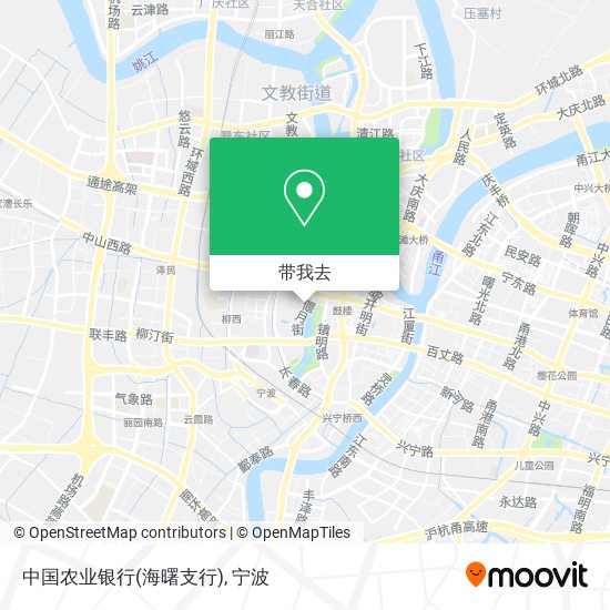 中国农业银行(海曙支行)地图