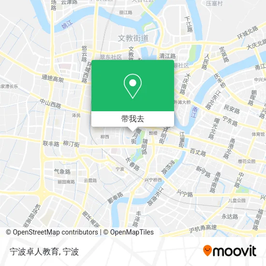 宁波卓人教育地图