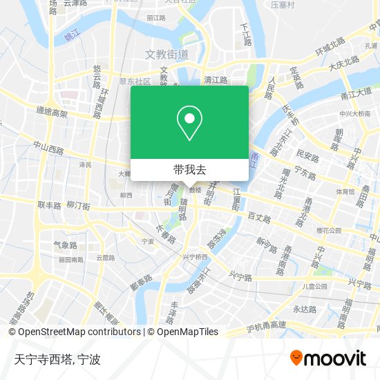 天宁寺西塔地图