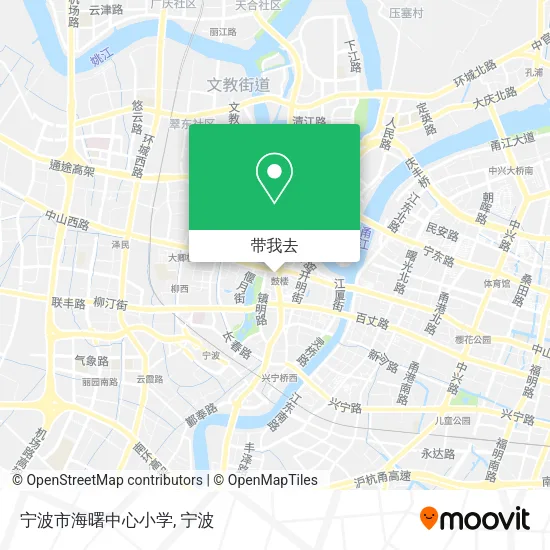宁波市海曙中心小学地图