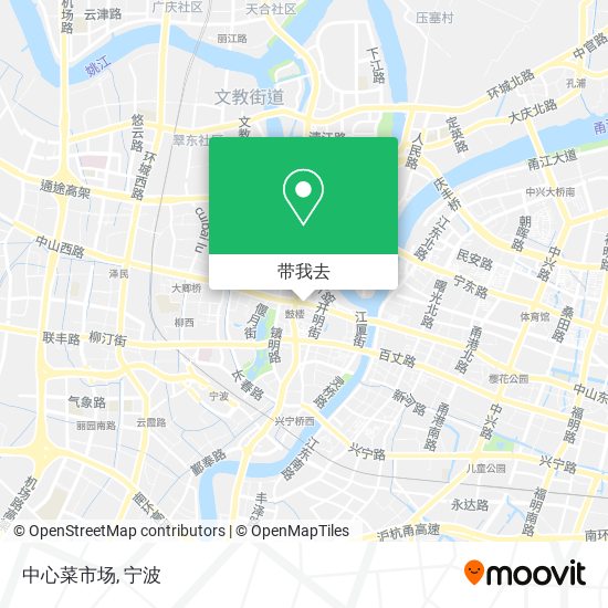 中心菜市场地图